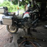 bike repair in Laos